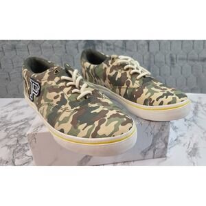 Polo Ralph Lauren Boy's Camouflage Tennis Shoe Sneakers‎ Sz 6 US